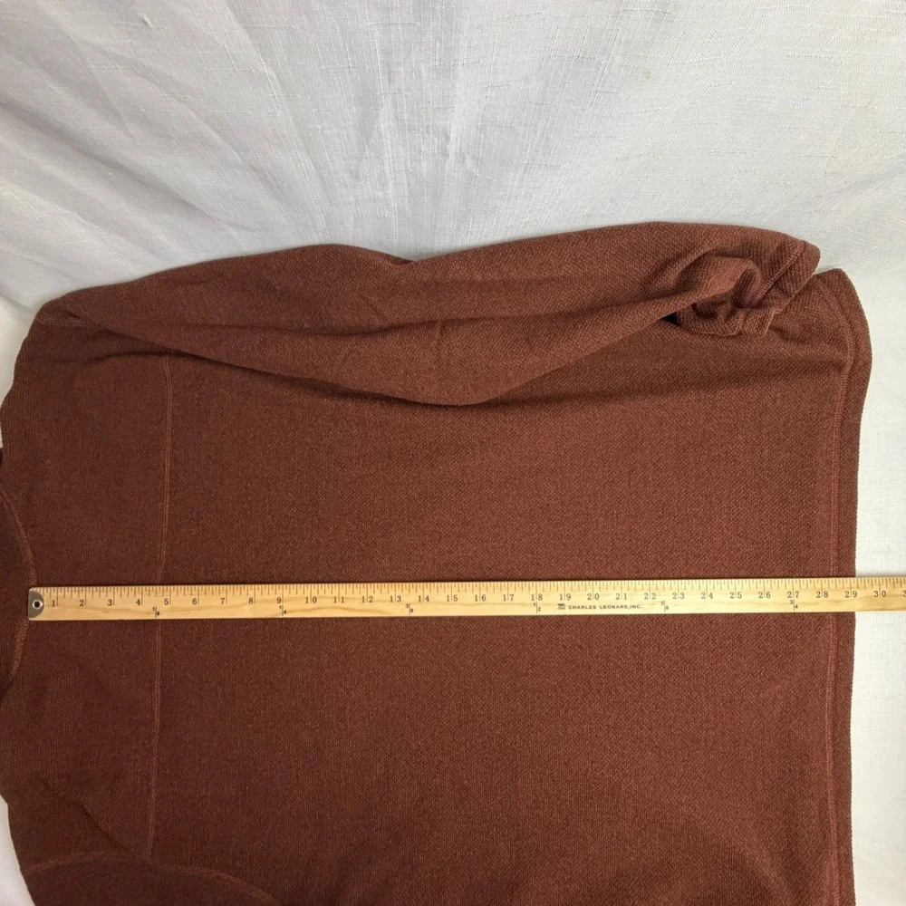 The North Face Pullover Men XXL Brown 1/4 Zip Sweater Fleece NF0A3YR178E